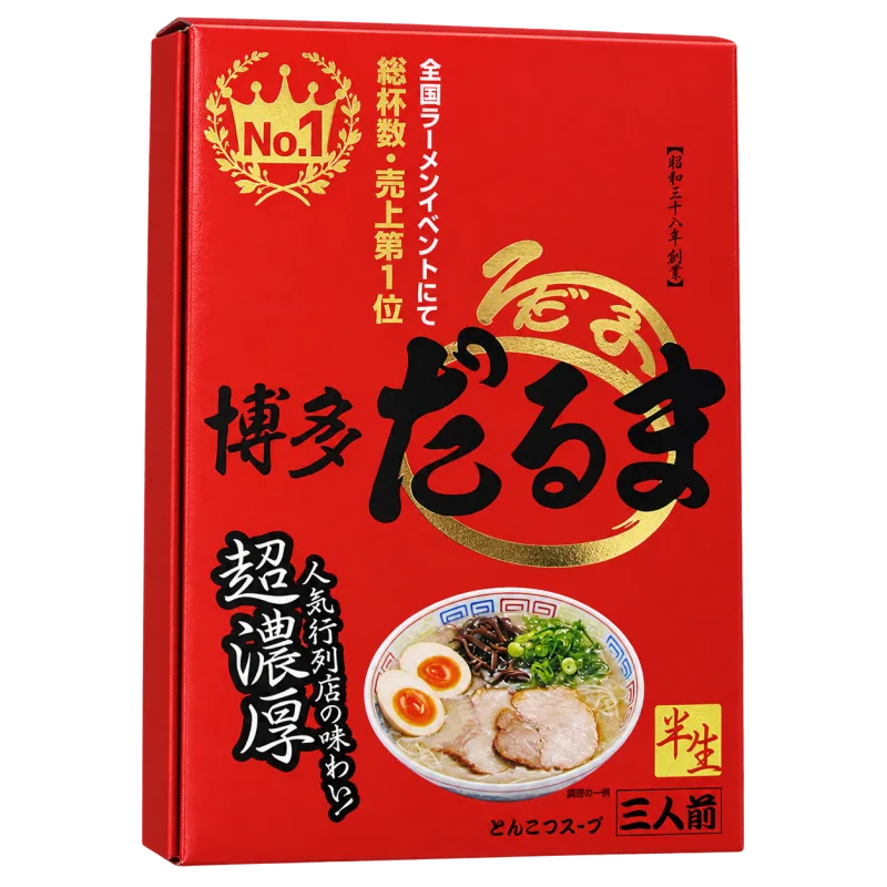 博多だるまラーメンのパッケージ