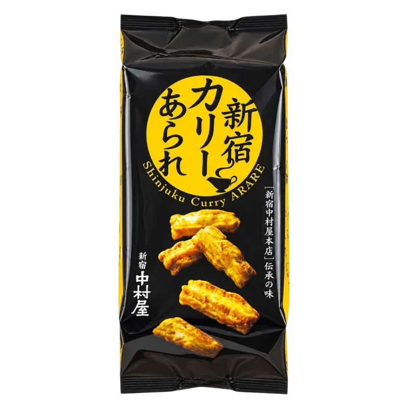 新宿カリーあられ 8袋入のパッケージ