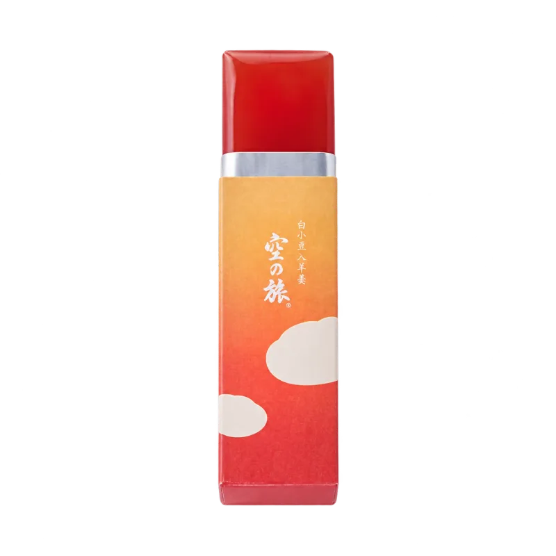 小形羊羹 空の旅 50g(1本)のパッケージ