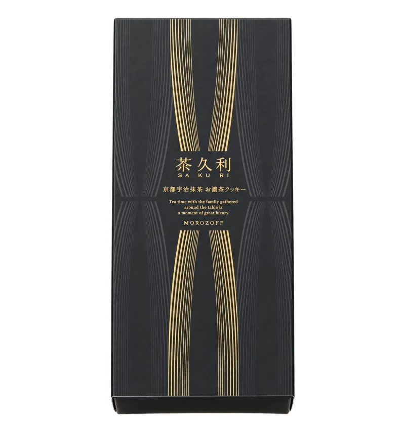 京都宇治抹茶 お濃茶クッキーのパッケージ