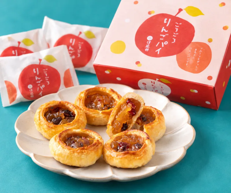 ごろごろりんごパイの盛り付けイメージ