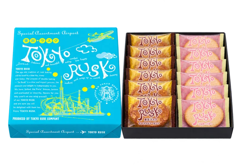 東京ラスク ミックス（空港限定）の包装イメージのパッケージ