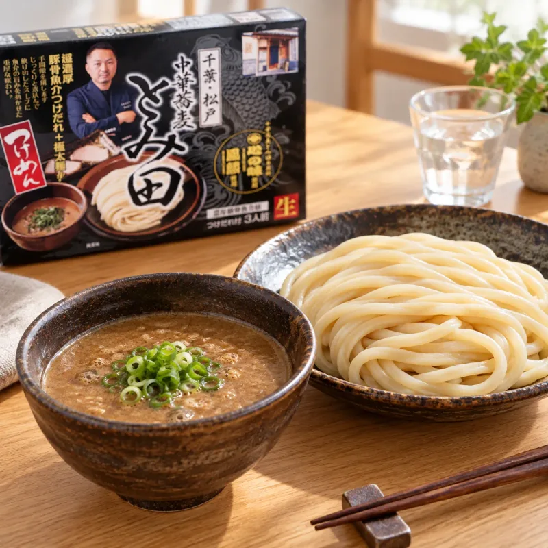 中華蕎麦 とみ田つけめんの盛り付けイメージ
