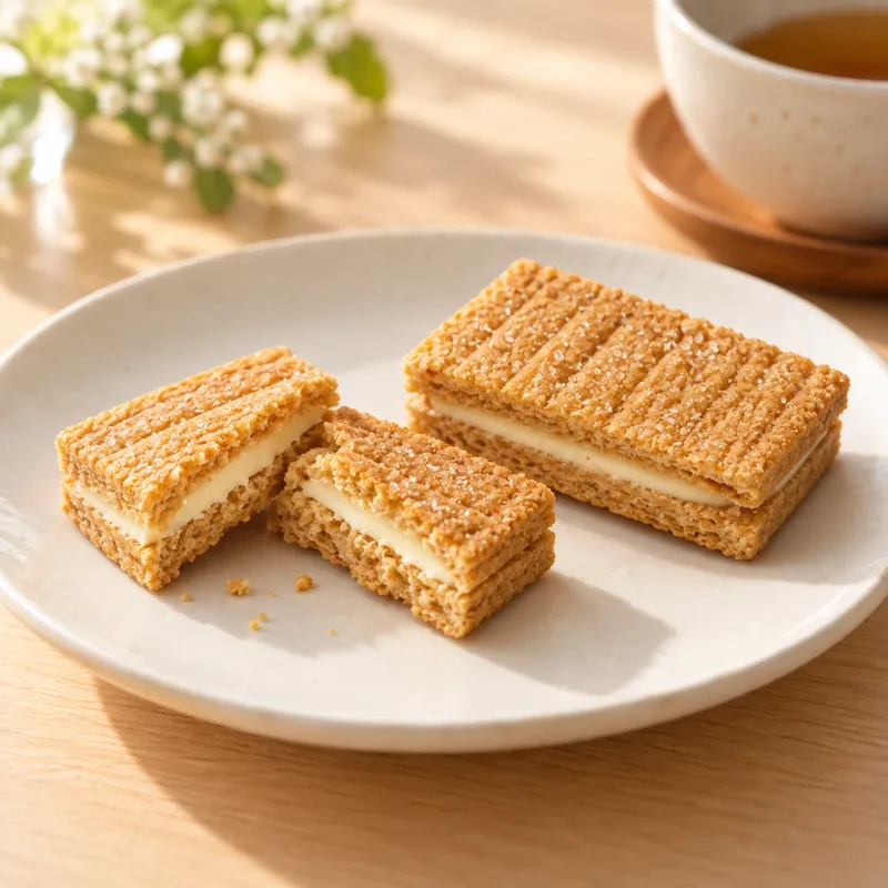 シュガーバターサンドの木の盛り付けイメージ