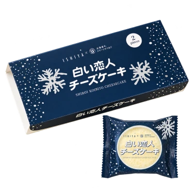 白い恋人チーズケーキ：箱・パッケージ
