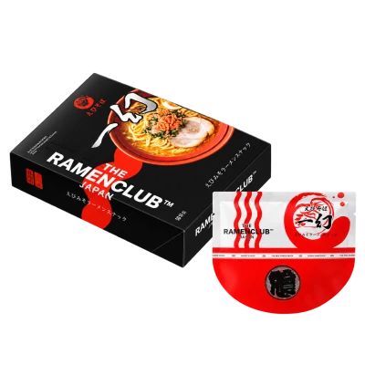 えびそば一幻 えびみそラーメンスナック：箱・パッケージ