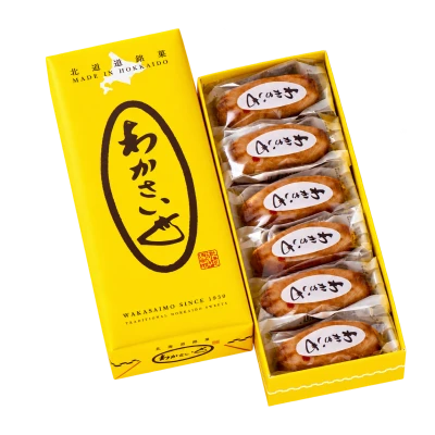 わかさいも：箱・パッケージ