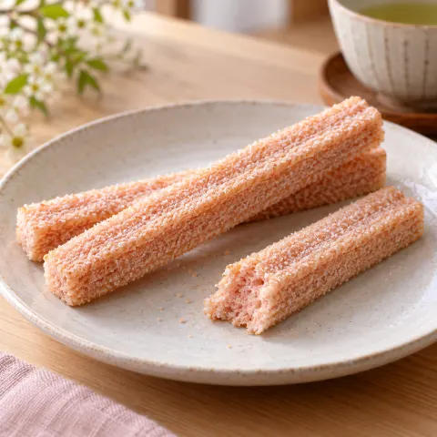 博多バームスティック 博多あまおう苺：雰囲気と断面