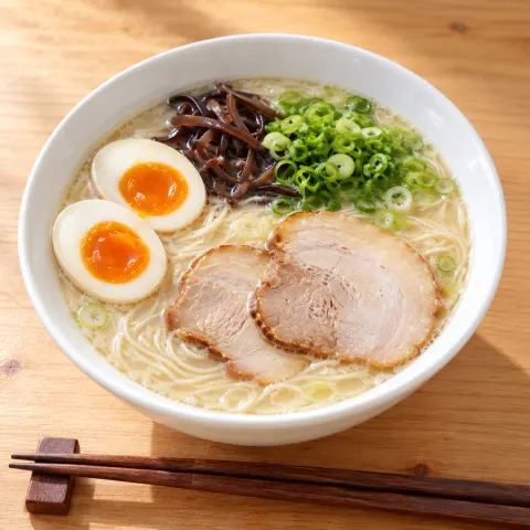 博多だるまラーメン：調理例