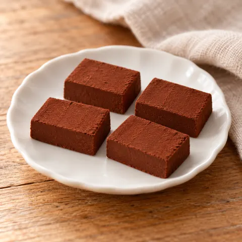 博多の石畳（生チョコミルク）：盛り付け例