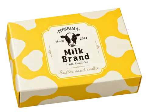 糸島バターサンドクッキー：箱・パッケージ