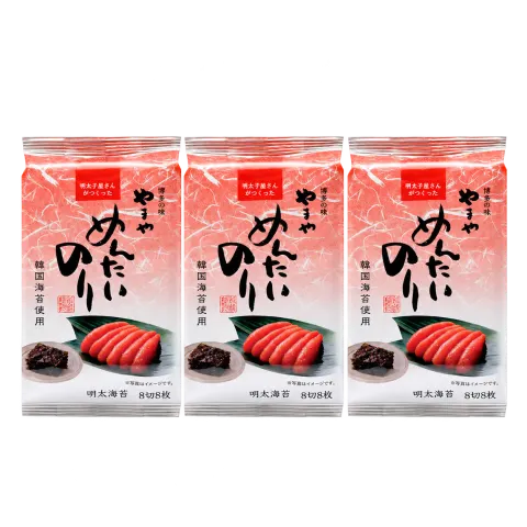 やまや 韓国明太海苔：箱・パッケージ