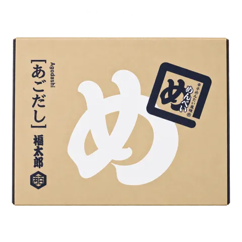 めんべい あごだし：箱・パッケージ