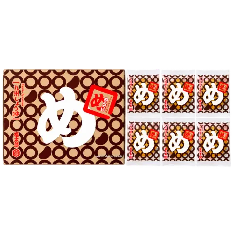 めんべい 九州しょうゆ風味：箱・パッケージ