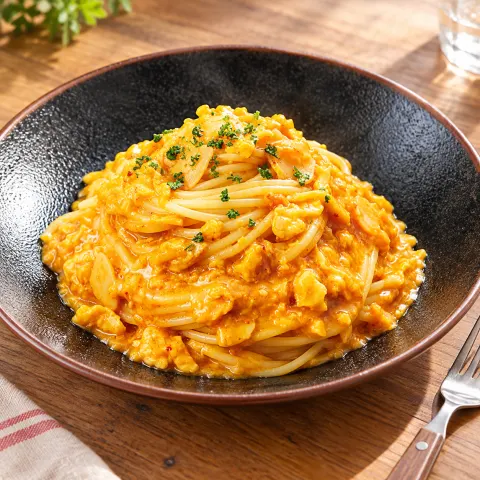らるきい監修 ぺぺたま。パスタソース：調理例