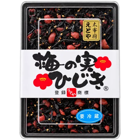 梅の実ひじき：箱・パッケージ