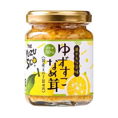 ゆずすこなめ茸：箱・パッケージ