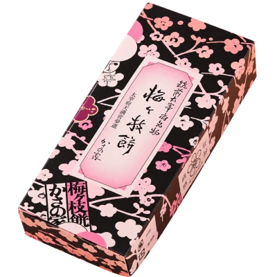 かさの家 梅ヶ枝餅：箱・パッケージ