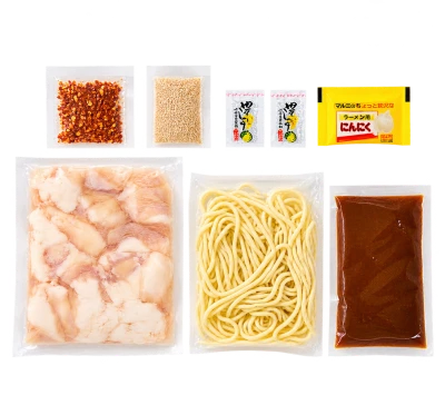 前田屋 もつ鍋 味噌味：セット内容
