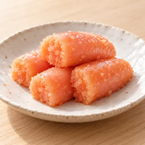 できたてめんたい：雰囲気と断面