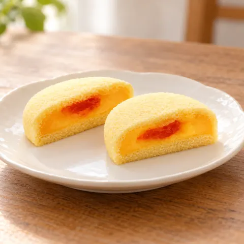 枇杷かすた：雰囲気と断面