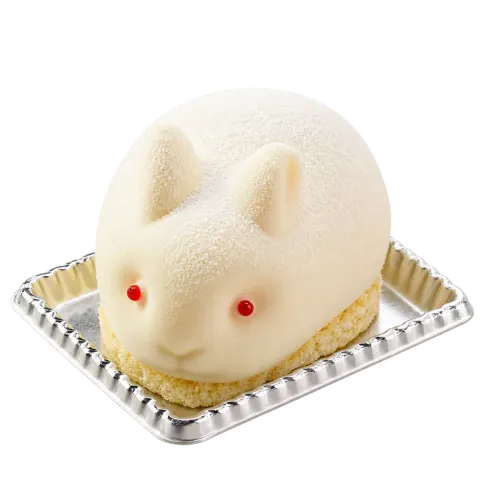 雪うさぎムースケーキ：箱・パッケージ