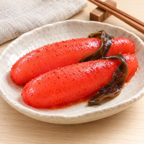 かば田 昆布漬け辛子めんたい 有色：盛り付けイメージ
