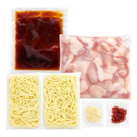 博多もつ鍋 あごだし醤油：商品の外観