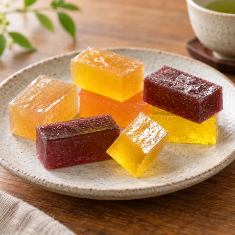 みすず飴：雰囲気と断面