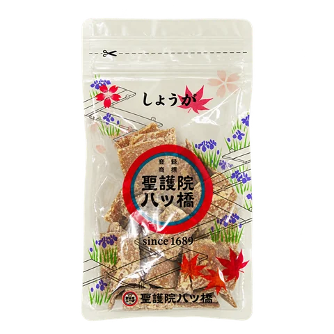 聖護院八ツ橋 生姜：箱・パッケージ
