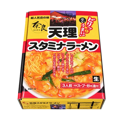 天理スタミナラーメン：箱・パッケージ