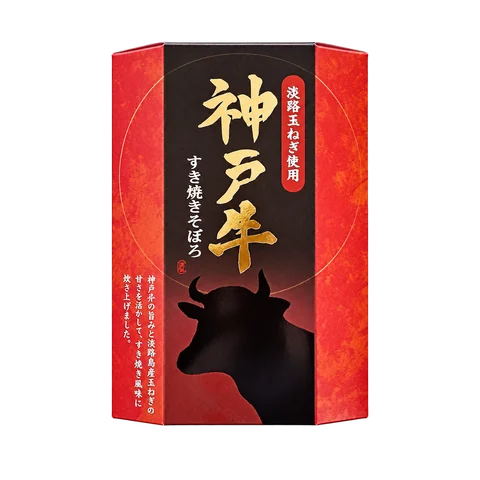 神戸牛すき焼そぼろ：箱・パッケージ