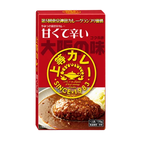 上等カレー コクの赤：箱・パッケージ