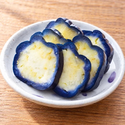 茄子あっさり：雰囲気と断面