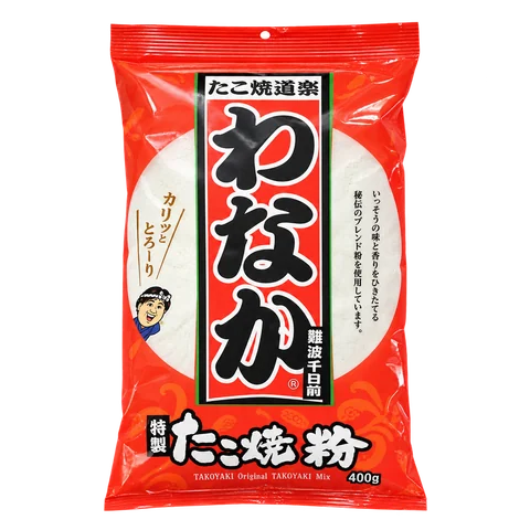 特製たこ焼粉 400g：箱・パッケージ