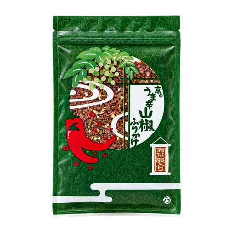 京のうま辛山椒ふりかけ：箱・パッケージ
