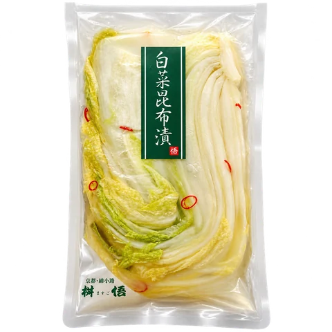 白菜昆布漬：包装