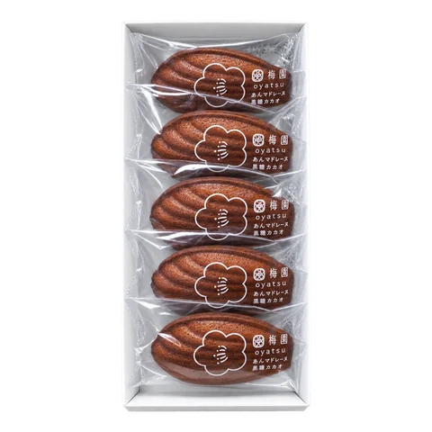 焼きまんじゅう あんマドレーヌ「黒糖カカオ」：包装