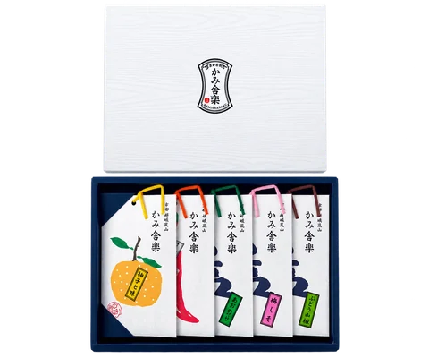 薬味5種詰合せ（紙箱）：包装