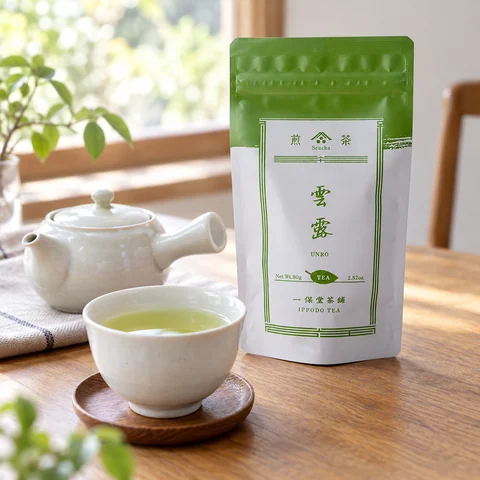 煎茶 雲露：お茶を楽しむ場面