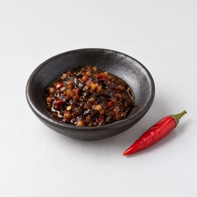 辛うま藻 醤油麹：盛り付け