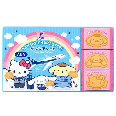 サンリオキャラクターズ サブレアソートANA：箱・パッケージ