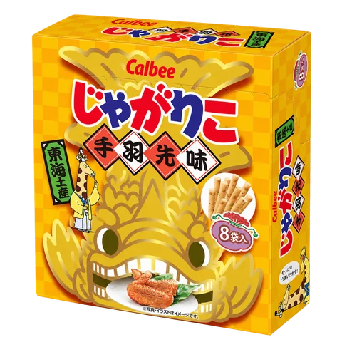 じゃがりこ 手羽先味：箱・パッケージ