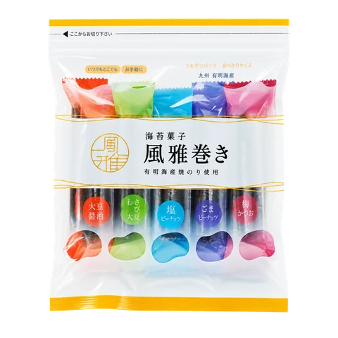 風雅巻き 12本ミックスパック：箱・パッケージ