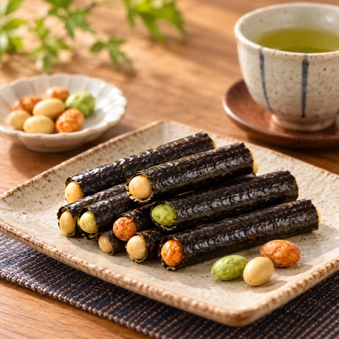 風雅巻き 12本ミックスパック：雰囲気と断面