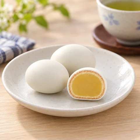 かもめの玉子ミニ：雰囲気と断面
