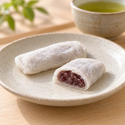 波まくら：雰囲気と断面