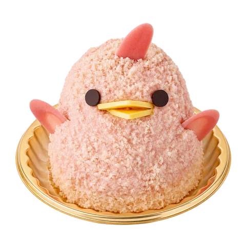 いちごぴよりん：商品全体（トレー付き）