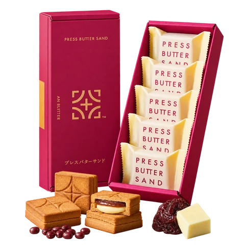 バターサンド〈あんバター〉：箱・パッケージ