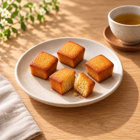 バターミルクケーキ：雰囲気と断面